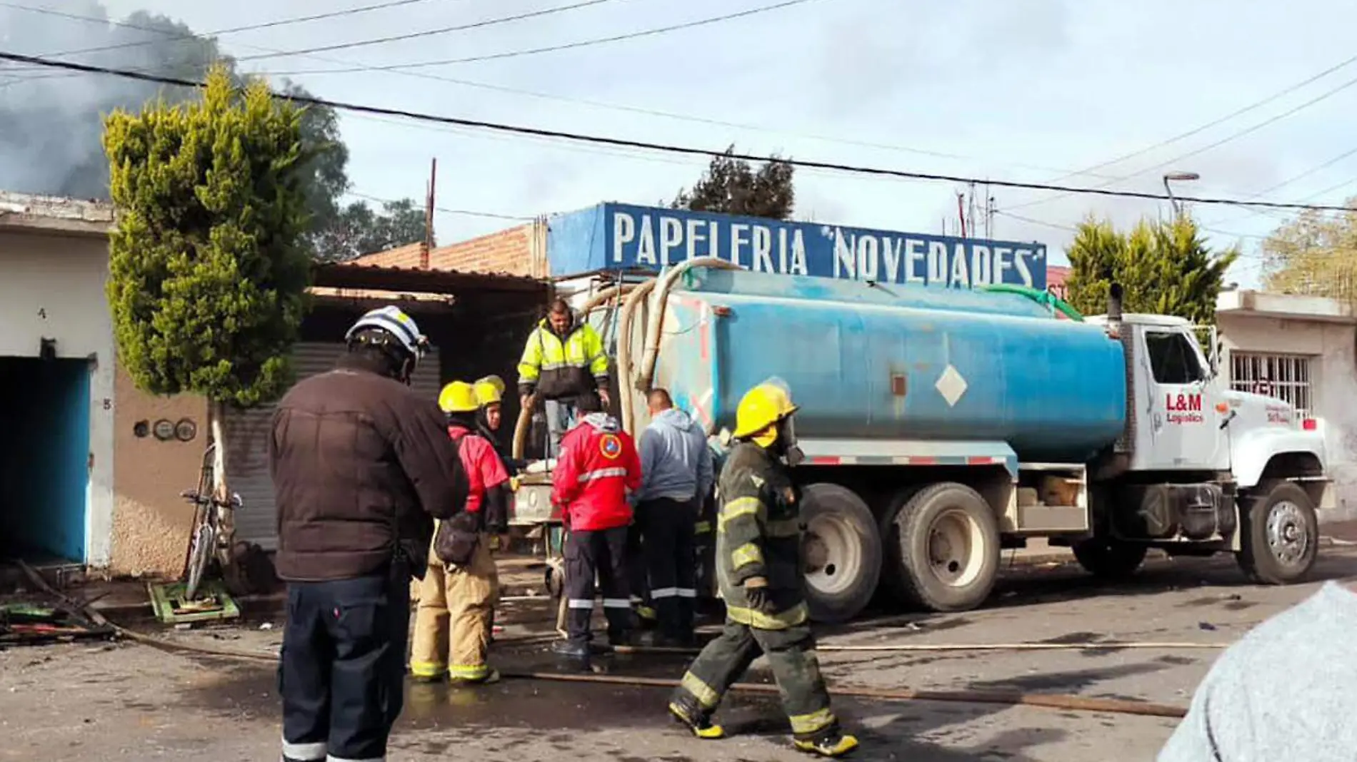 Incendio y explosión en Calera, Zacatecas